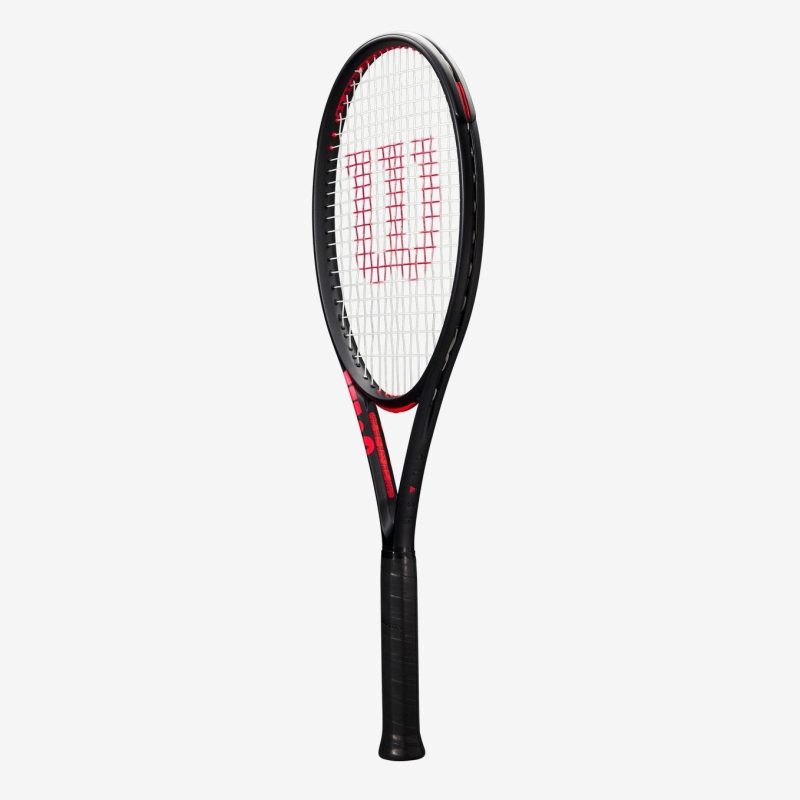 Wilson ไม้เทนนิส Clash 100UL V3 Tennis Racket FRM 2 4 1/4 | Black/Red ( WR173011U2 ) - Image 3