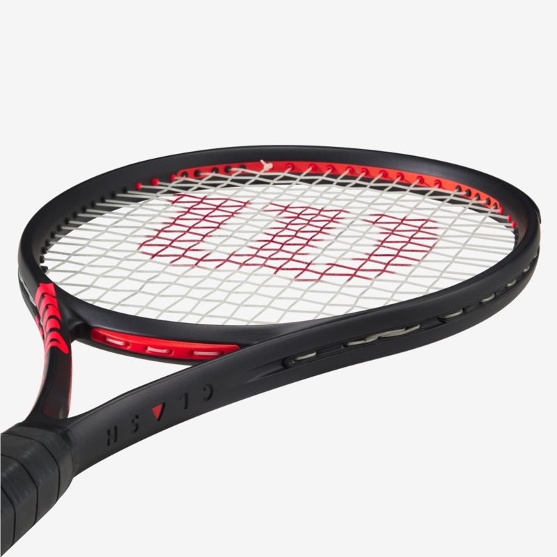 Wilson ไม้เทนนิส Clash 100UL V3 Tennis Racket FRM 2 4 1/4 | Black/Red ( WR173011U2 ) - Image 5