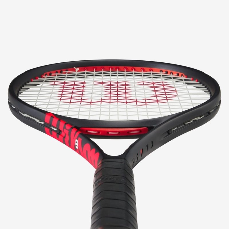 Wilson ไม้เทนนิส Clash 100UL V3 Tennis Racket FRM 2 4 1/4 | Black/Red ( WR173011U2 ) - Image 6