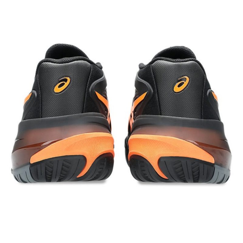 Asics รองเท้าเทนนิสผู้ชาย Gel-Resolution X |  Black/Shocking Orange ( 1041A481-001 ) - Image 6