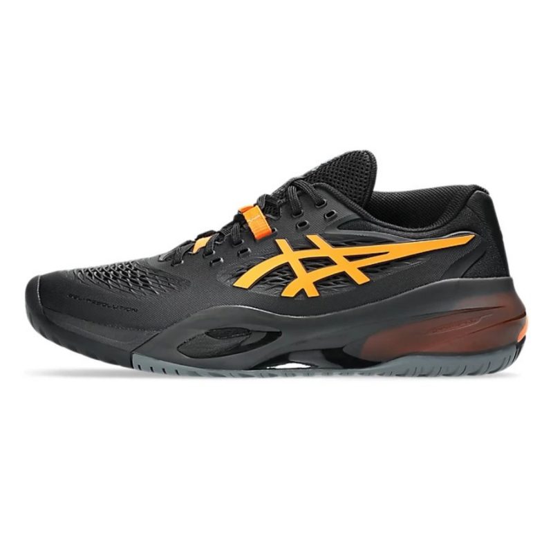 Asics รองเท้าเทนนิสผู้ชาย Gel-Resolution X |  Black/Shocking Orange ( 1041A481-001 ) - Image 5
