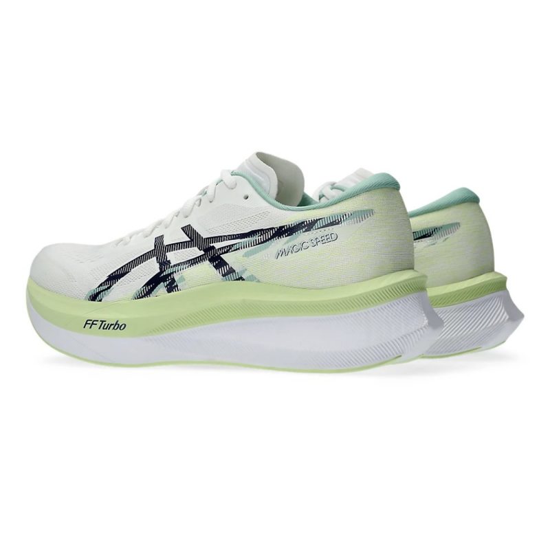 Asics รองเท้าวิ่งผู้ชาย Magic Speed 4 | White/Blue Expanse ( 1011B875-100 ) - Image 3