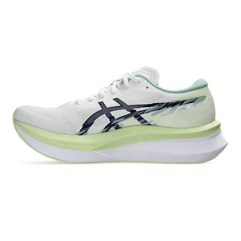 Asics รองเท้าวิ่งผู้ชาย Magic Speed 4 | White/Blue Expanse ( 1011B875-100 ) - Image 5