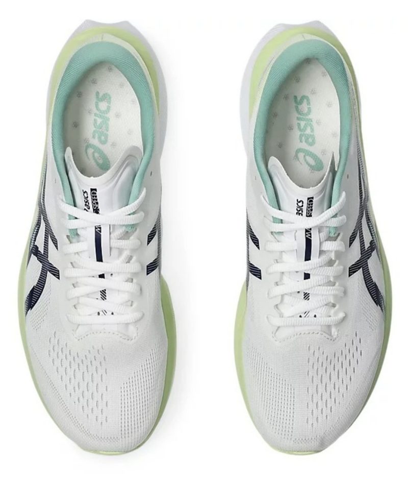 Asics รองเท้าวิ่งผู้ชาย Magic Speed 4 | White/Blue Expanse ( 1011B875-100 ) - Image 7