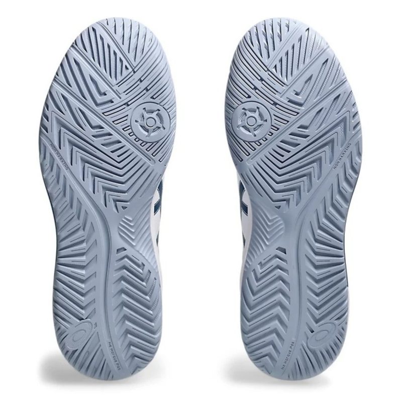 Asics รองเท้าเทนนิสผู้ชาย Gel-Dedicate 8 | White/Mako Blue ( 1041A408-103 ) - Image 7
