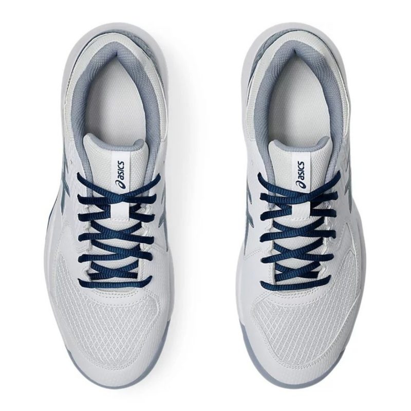 Asics รองเท้าเทนนิสผู้ชาย Gel-Dedicate 8 | White/Mako Blue ( 1041A408-103 ) - Image 8