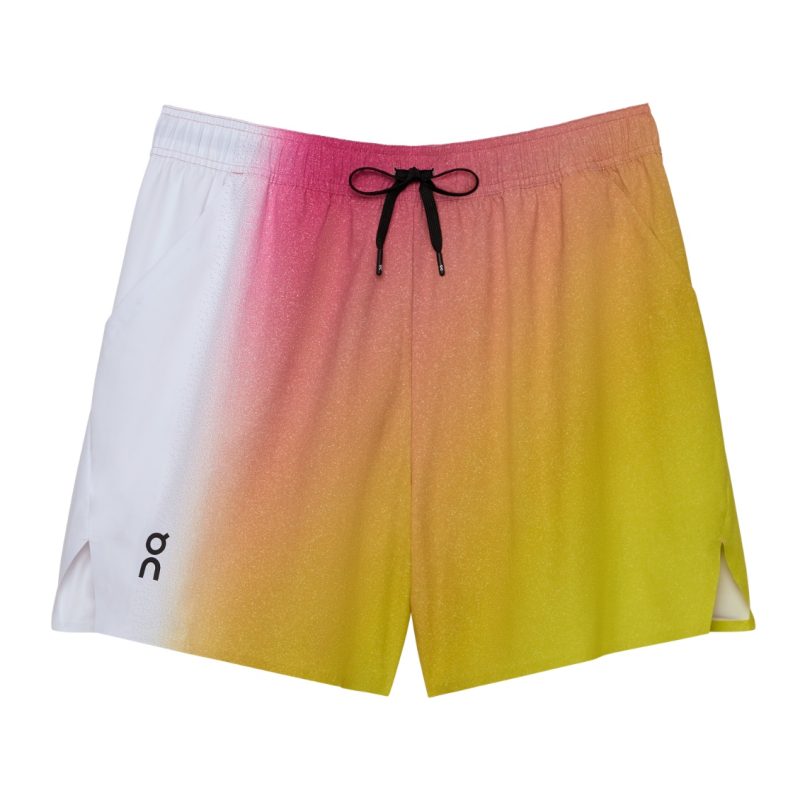 On กางเกงเทนนิสผู้ชาย Men’s Court Shorts | White/Lime ( 1ME12312929 )