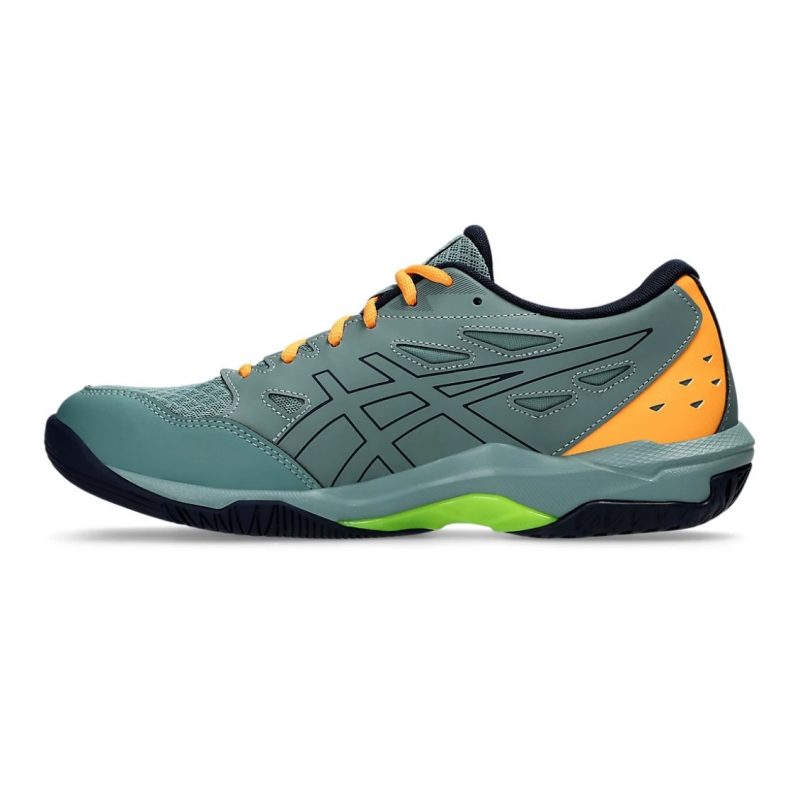 Asics รองเท้าแบดมินตันผู้ชาย Gel-Rocket 11 | Celadon/Safety Yellow ( 1071A091-300 ) - Image 5