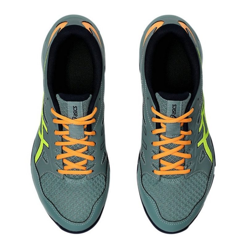 Asics รองเท้าแบดมินตันผู้ชาย Gel-Rocket 11 | Celadon/Safety Yellow ( 1071A091-300 ) - Image 7