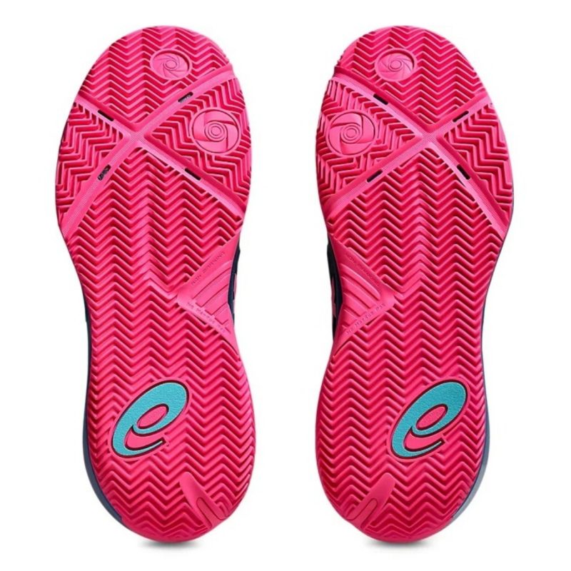 Asics รองเท้าเทนนิสผู้ชาย Gel-Resolution X Padel | Mako Blue/Hot Pink ( 1041A492-400 ) - Image 7