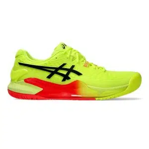 Asics รองเท้าเทนนิสผู้ชาย Gel-Resolution 9 Paris | Safety Yellow/Black ( 1041A459-750 )