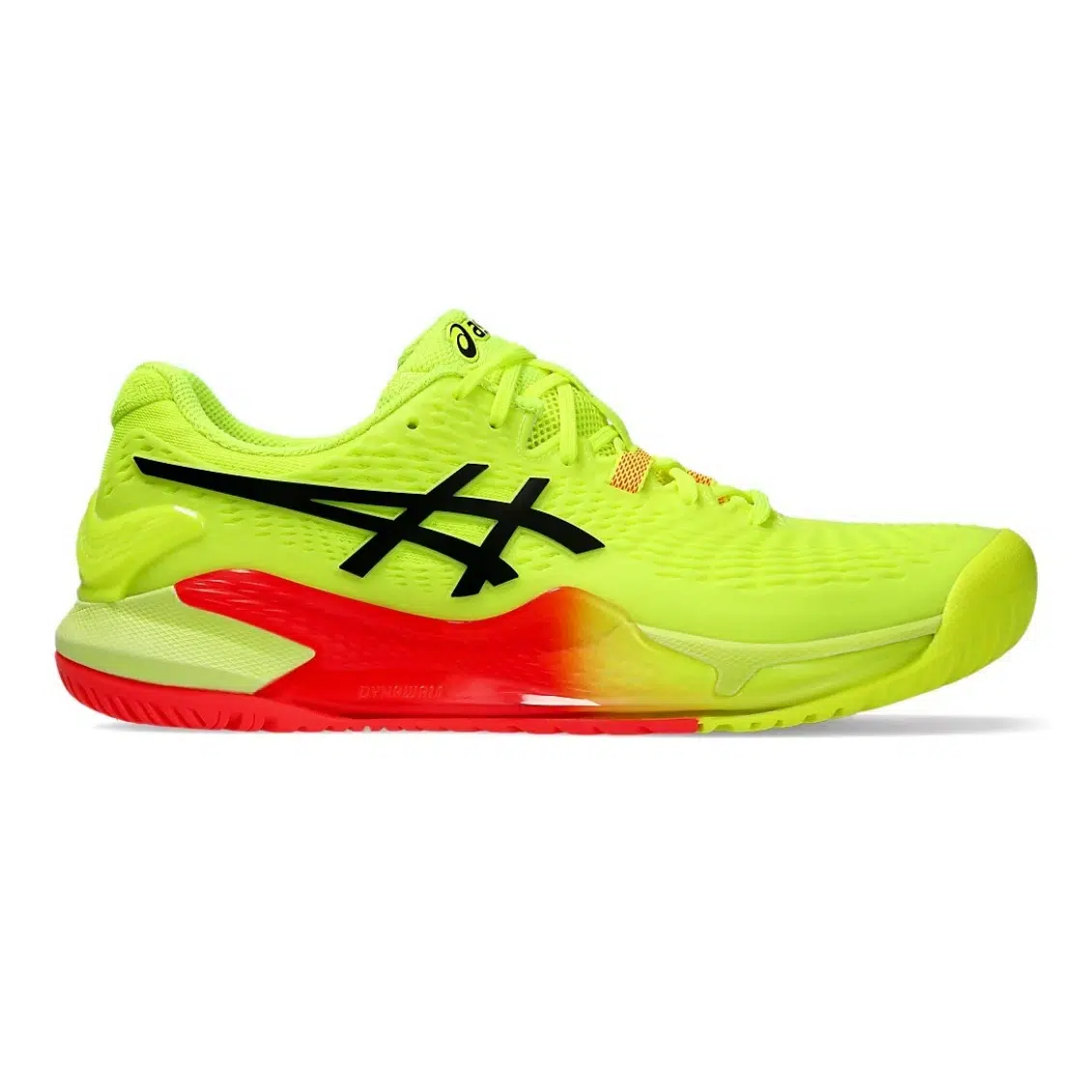 Asics รองเท้าเทนนิสผู้ชาย Gel-Resolution 9 Paris | Safety Yellow/Black ( 1041A459-750 )