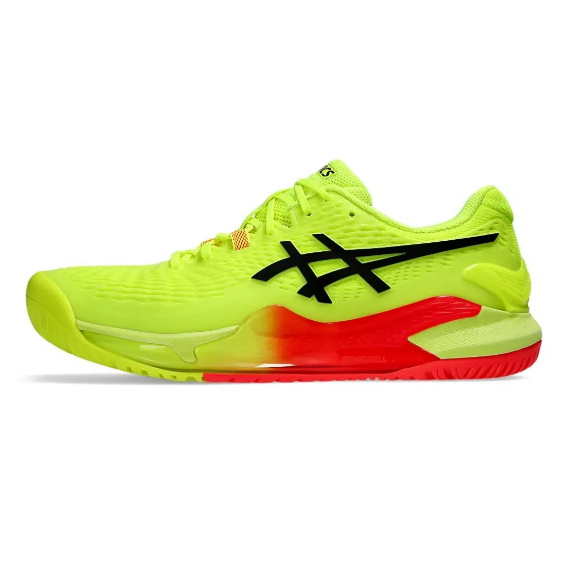 Asics รองเท้าเทนนิสผู้ชาย Gel-Resolution 9 Paris | Safety Yellow/Black ( 1041A459-750 ) - Image 5