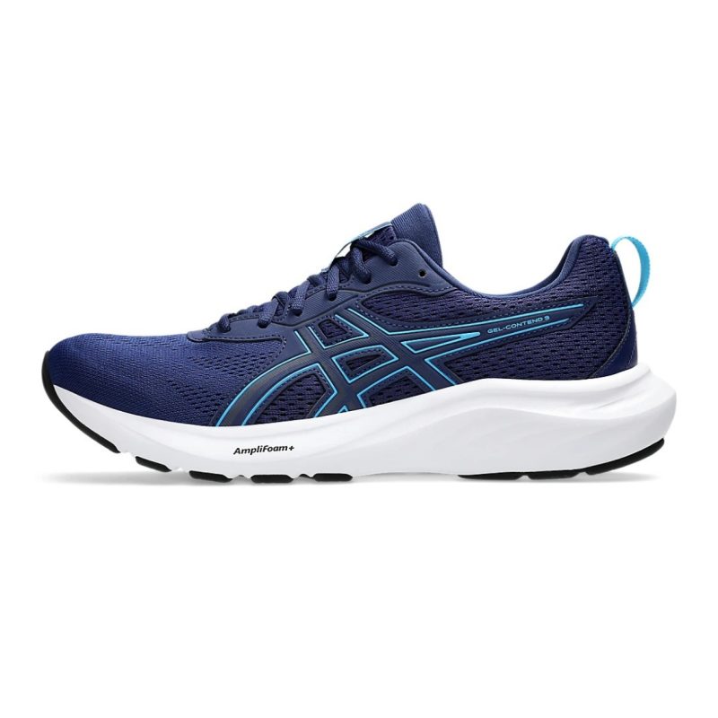 Asics รองเท้าวิ่งผู้ชาย Gel-Contend 9 | Blue Expanse/Digital Aqua ( 1011B881-401 ) - Image 4