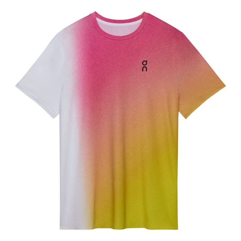 On เสื้อเทนนิสผู้หญิง Women’s Court-T | White/Lime ( 1WE11082929 )