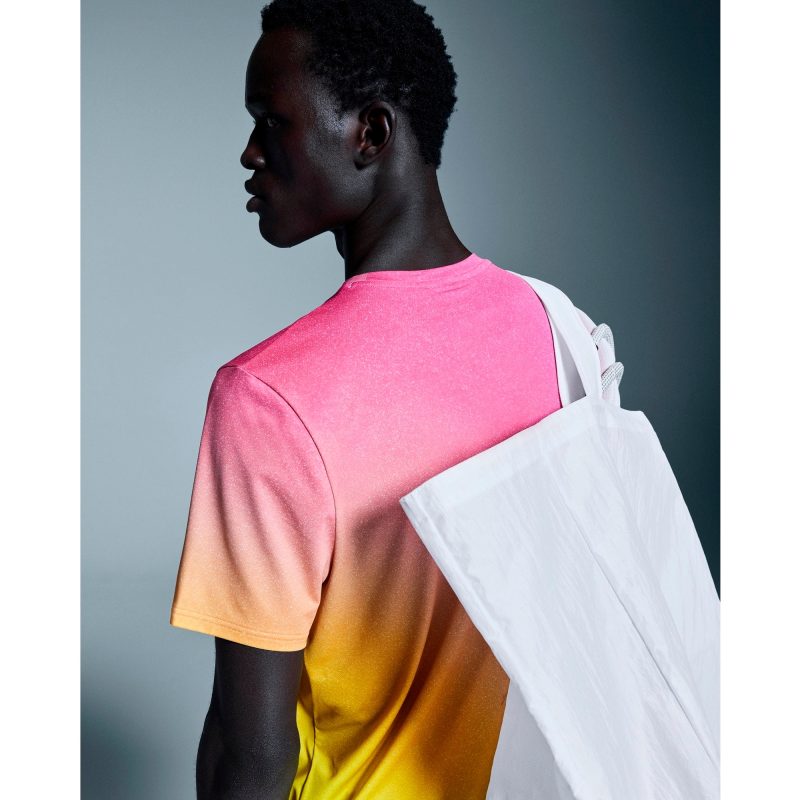 On เสื้อเทนนิสผู้ชาย Men’s Court-T | White/Lime ( 1ME10862929 ) - Image 4