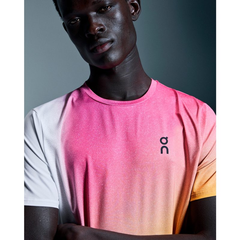 On เสื้อเทนนิสผู้ชาย Men’s Court-T | White/Lime ( 1ME10862929 ) - Image 5