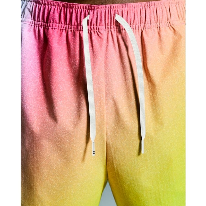 On กางเกงเทนนิสผู้ชาย Men’s Court Shorts | White/Lime ( 1ME12312929 ) - Image 5
