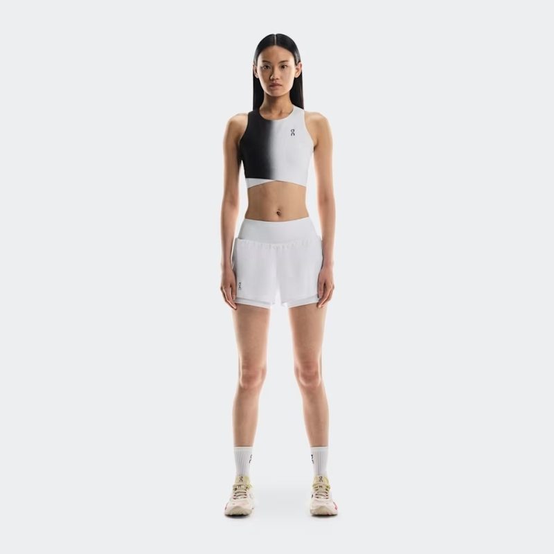 On เสื้อเทนนิสผู้หญิง Women’s Court Crop Top | Black/White ( 1WF11270299 ) - Image 2