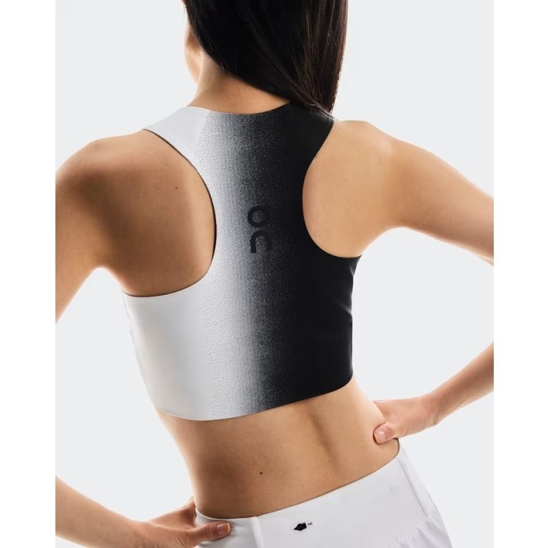 On เสื้อเทนนิสผู้หญิง Women’s Court Crop Top | Black/White ( 1WF11270299 ) - Image 5