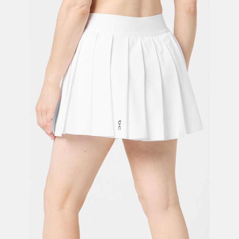 On กระโปรงเทนนิสผู้หญิง Women’s Court Skirt Pleated | White ( 1WF11870069 ) - Image 3
