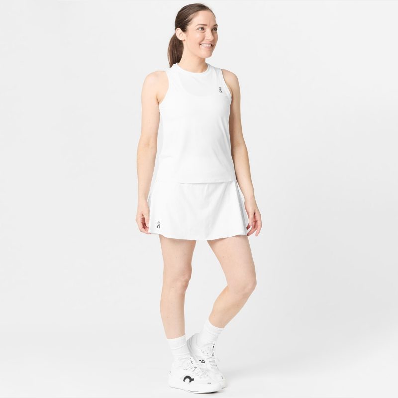 On กระโปรงเทนนิสผู้หญิง Women’s Court Skirt Pleated | White ( 1WF11870069 ) - Image 4