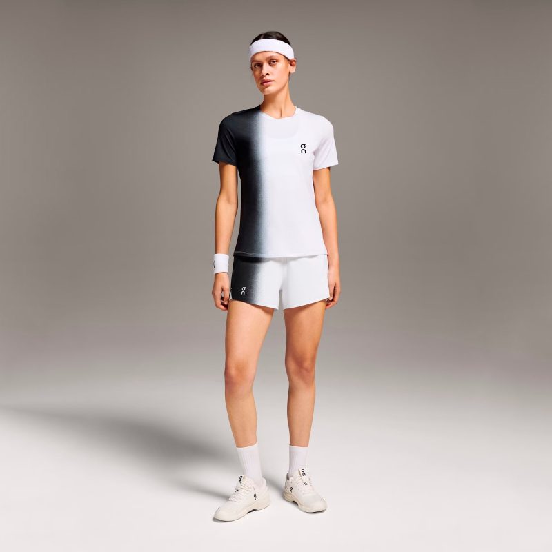 On กางเกงเทนนิสผู้หญิง Women’s Court Shorts | White/Black ( 1WF11960462 ) - Image 2