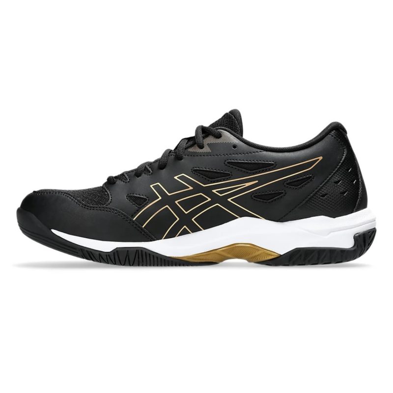 Asics รองเท้าแบดมินตันผู้ชาย Gel-Rocket 11 | Black/Pure Gold ( 1071A091-004 ) - Image 5