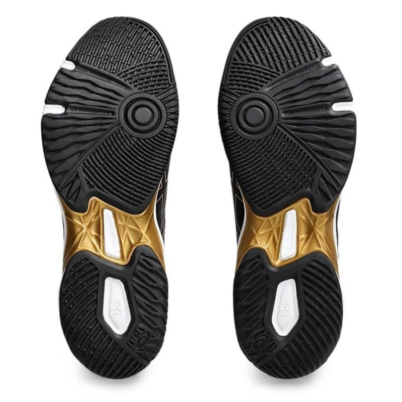 Asics รองเท้าแบดมินตันผู้ชาย Gel-Rocket 11 | Black/Pure Gold ( 1071A091-004 ) - Image 7