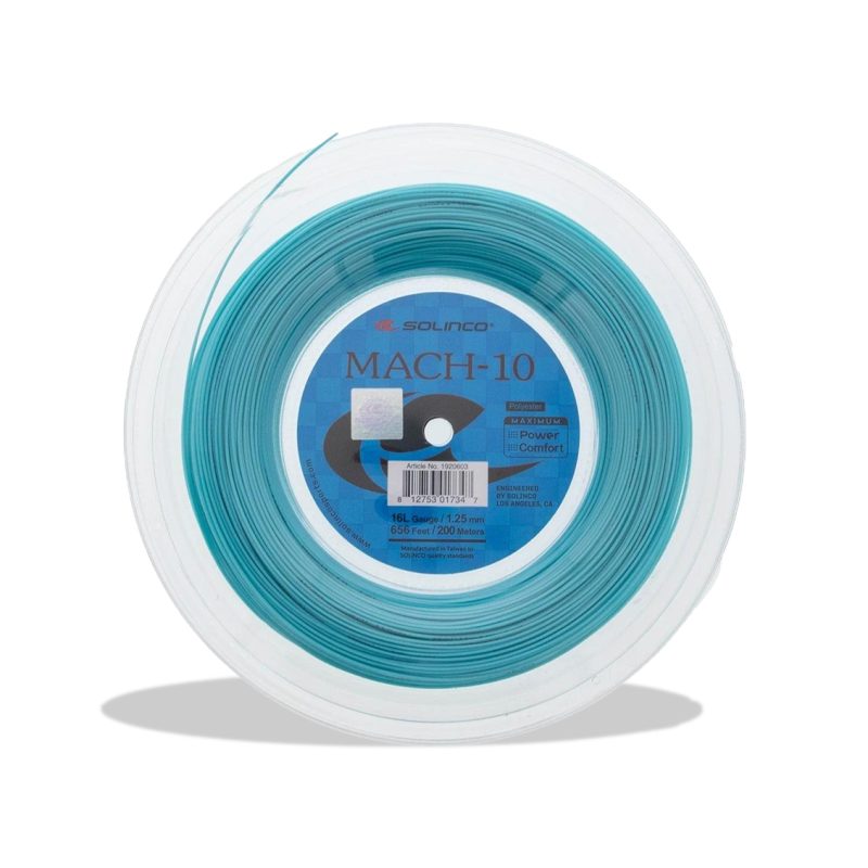 Solinco เอ็นไม้เทนนิส Mach-10 16L/1.25mm Tennis String Reel | Light Blue ( 1920603 ) - Image 2