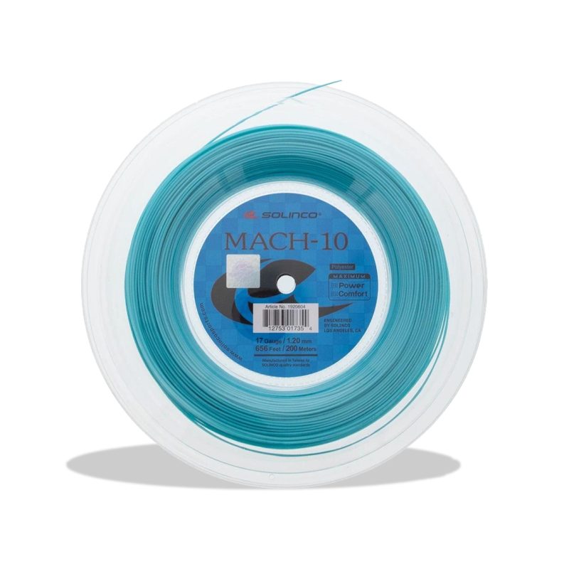 Solinco เอ็นไม้เทนนิส Mach-10 17/1.20mm Tennis String Reel | Light Blue ( 1920604 ) - Image 2