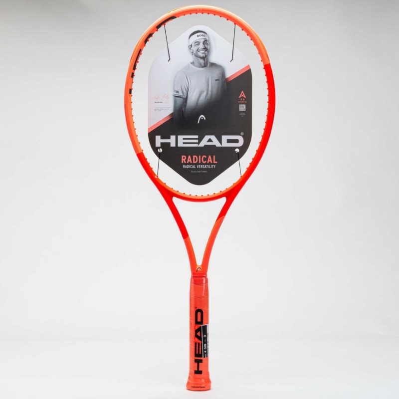 Head ไม้เทนนิส Radical MP 2025 Tennis Racket G2 4 1/4 | Red/Orange ( 231015 ) - Image 7