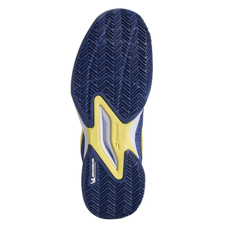 Babolat รองเท้าเทนนิสเด็กผู้ชาย Jet Mach 3 Junior All Court Boy | Dark blue ( 3J2S25A648BL ) - Image 5