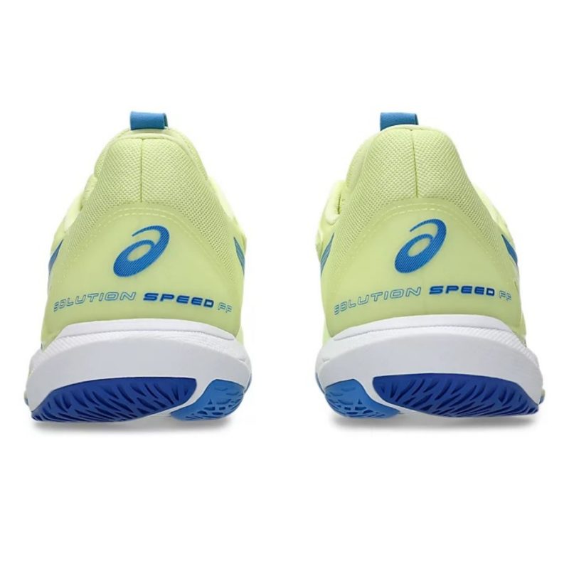 Asics รองเท้าเทนนิสผู้หญิง Solution Speed FF 3 | Huddle Yellow/Blue Coast ( 1042A250-750 ) - Image 5