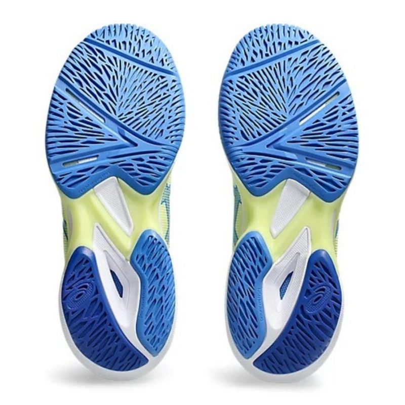 Asics รองเท้าเทนนิสผู้หญิง Solution Speed FF 3 | Huddle Yellow/Blue Coast ( 1042A250-750 ) - Image 6