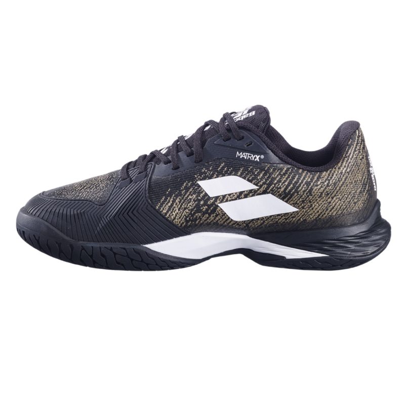 Babolat รองเท้าเทนนิสผู้ชาย Jet Mach 3 All Court Men (Wide) | Black/White ( 3A0S25B846 ) - Image 3