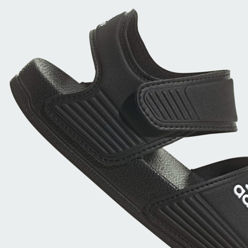 Adidas รองเท้าแตะเด็ก Adilette Sandals | Core Black / Cloud White / Core Black ( GW0344 ) - Image 8