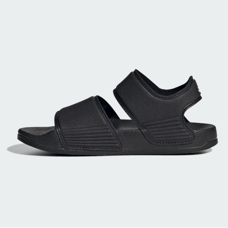 Adidas รองเท้าแตะเด็ก Adilette Sandals | Core Black / Cloud White / Core Black ( GW0344 ) - Image 4