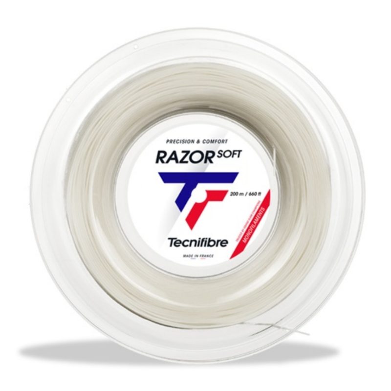 Tecnifibre เอ็นไม้เทนนิส Razor Soft 18/1.20mm Tennis Strings Reel | White ( 04RRAS120W ) - Image 2