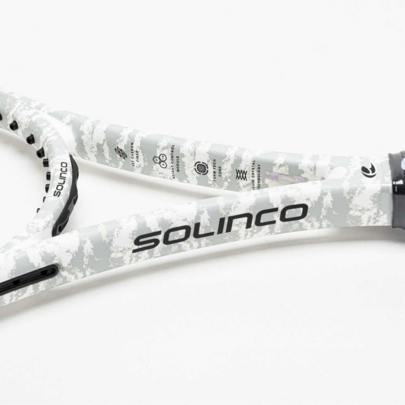 Solinco ไม้เทนนิส Whiteout 305 Tennis Racket G2 | White/Grey ( 1920583 ) - Image 9