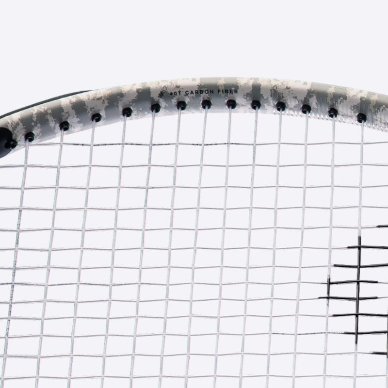 Solinco ไม้เทนนิส Whiteout 305 Tennis Racket G2 | White/Grey ( 1920583 ) - Image 4