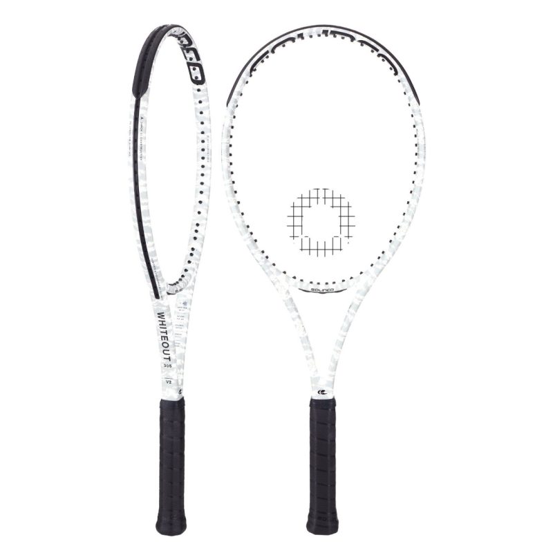 Solinco ไม้เทนนิส Whiteout 305 Tennis Racket G2 | White/Grey ( 1920583 ) - Image 5