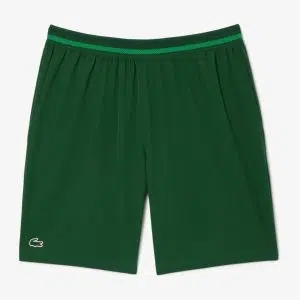 Lacoste กางเกงเทนนิสผู้ชาย Men's Tennis x Novak Djokovic Shorts  | Green ( GH741310FTI )