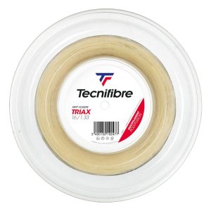 Tecnifibre เอ็นไม้เทนนิส Triax 16/1.33mm Tennis Strings Reel | Natural ( 01RTR133XN )