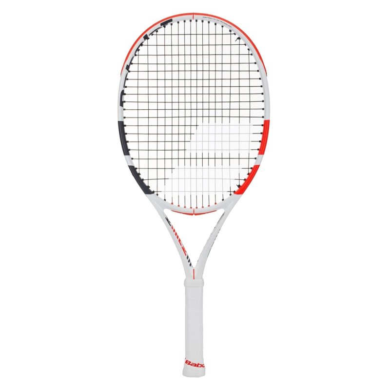 Babolat ไม้เทนนิสเด็ก Pure Strike Junior 25 Tennis Racket | White/Red/Black ( 172486 )