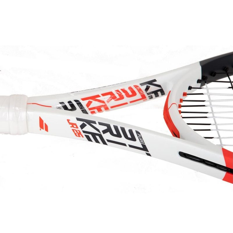 Babolat ไม้เทนนิสเด็ก Pure Strike Junior 25 Tennis Racket | White/Red/Black ( 172486 ) - Image 10
