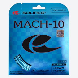Solinco เอ็นไม้เทนนิส Mach-10 17G/1.20mm Tennis String Reel | Light Blue ( 1920600 )