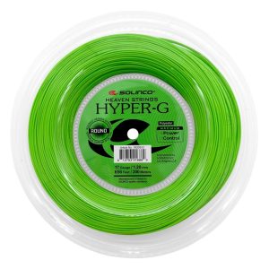 Solinco เอ็นไม้เทนนิส Hyper-G Round 17/1.20 Tennis String Reel | Bright Green ( 1920552 )