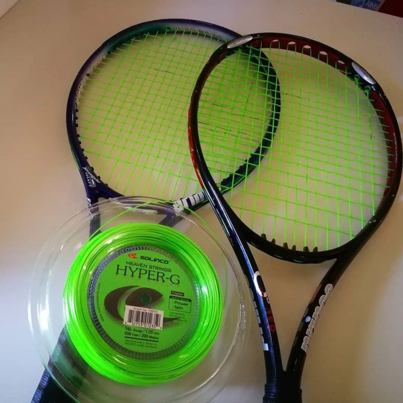 Solinco เอ็นไม้เทนนิส Hyper-G Round 17/1.20 Tennis String Reel | Bright Green ( 1920552 ) - Image 6