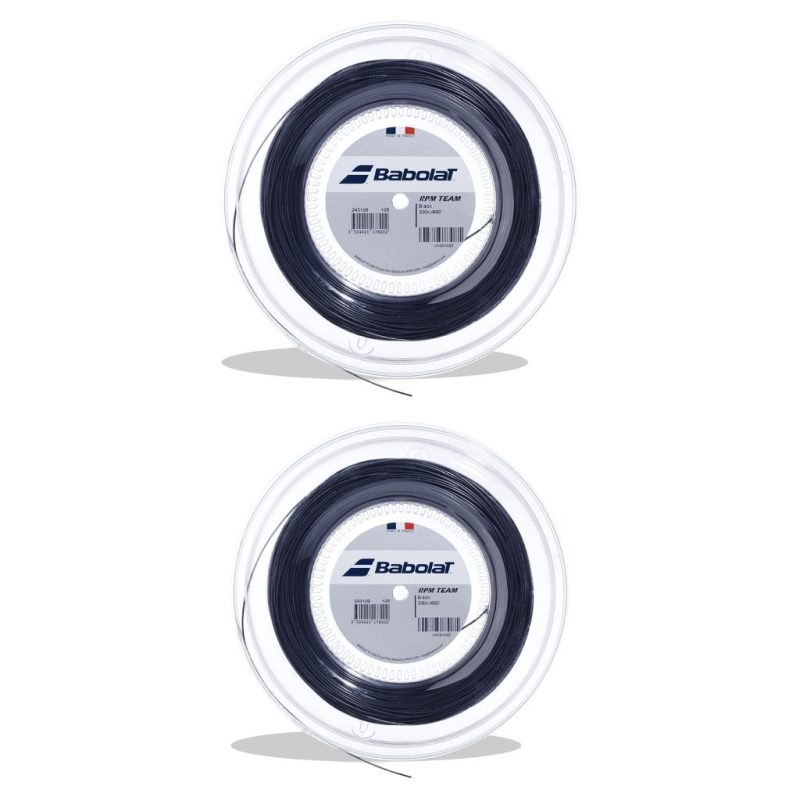 Babolat เอ็นไม้เทนนิส RPM Team 16/1.30mm , 17/1.25mm Tennis String Reel | Black ( 243108 ) - Image 2